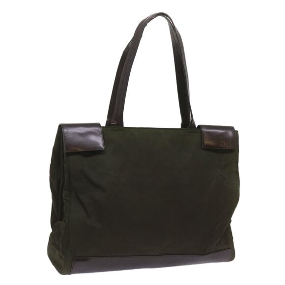 PRADA Tote Bag Nylon Khaki - Picture 1 of 16